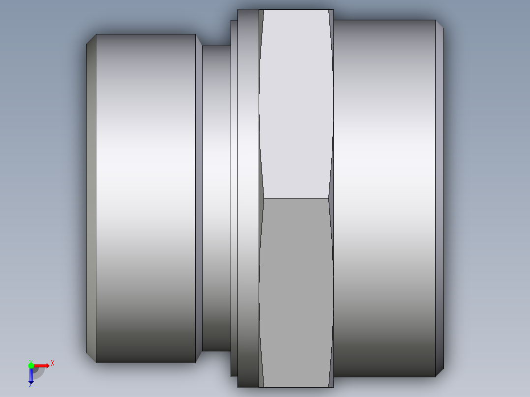 卡套式工业通用硬管接头EO_Male_Stud_connector_GE42LREDOMD71俯视图