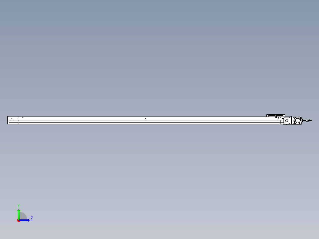 威洛博LB.GB同步带传动--欧规系列LB6A-L65-S2200-BL左视图