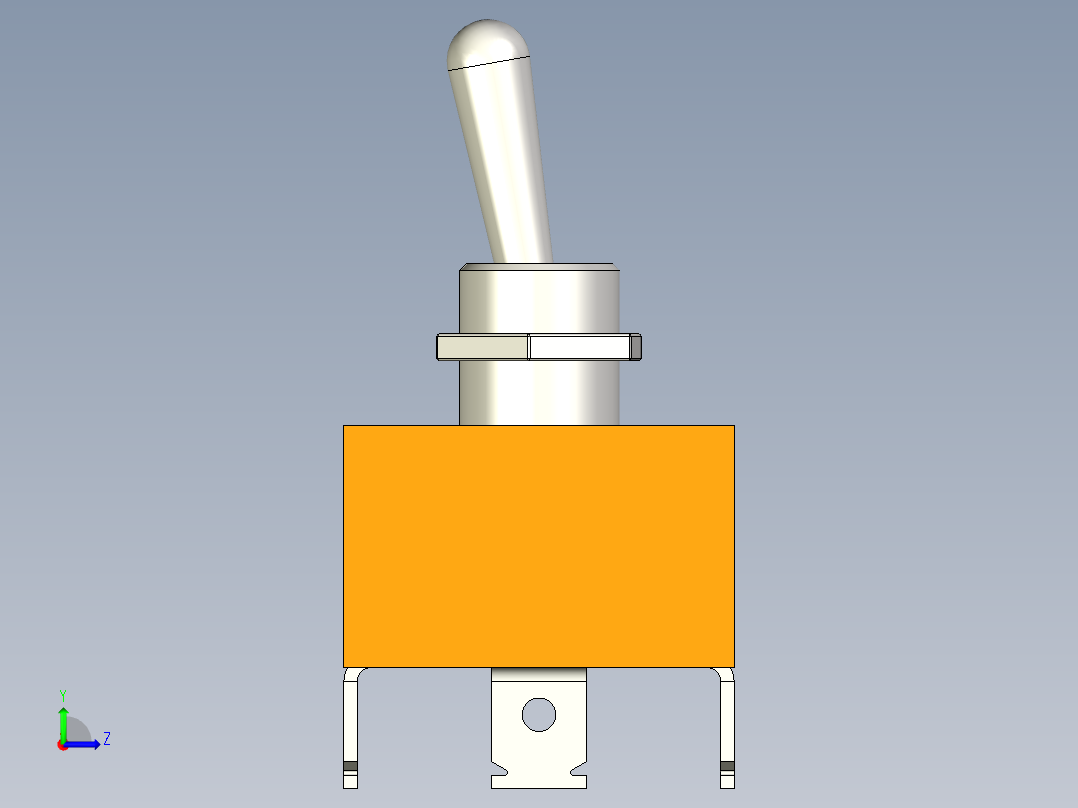 拨动开关E-TEN1121 15A 250V左视图