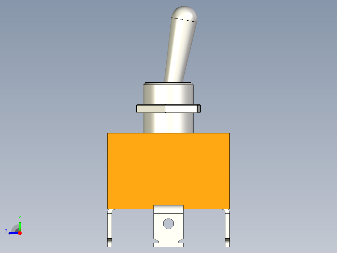 拨动开关E-TEN1121 15A 250V右视图