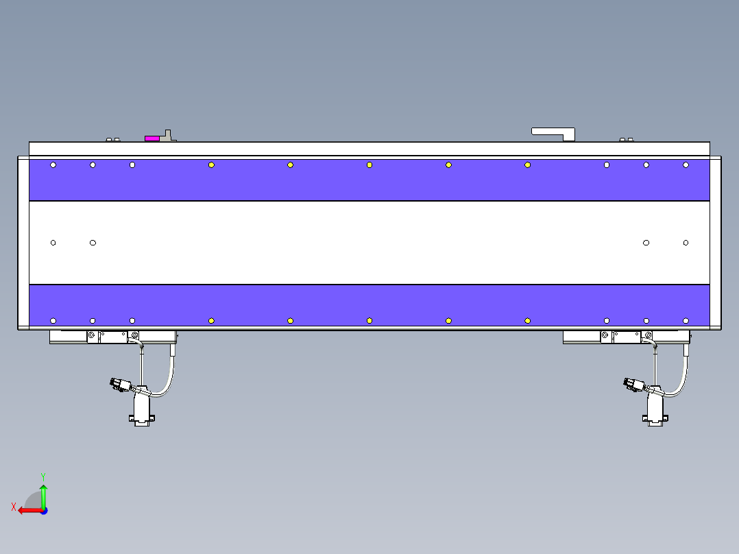 威洛博VL系列直线电机模组-2VL22H2-S450后视图