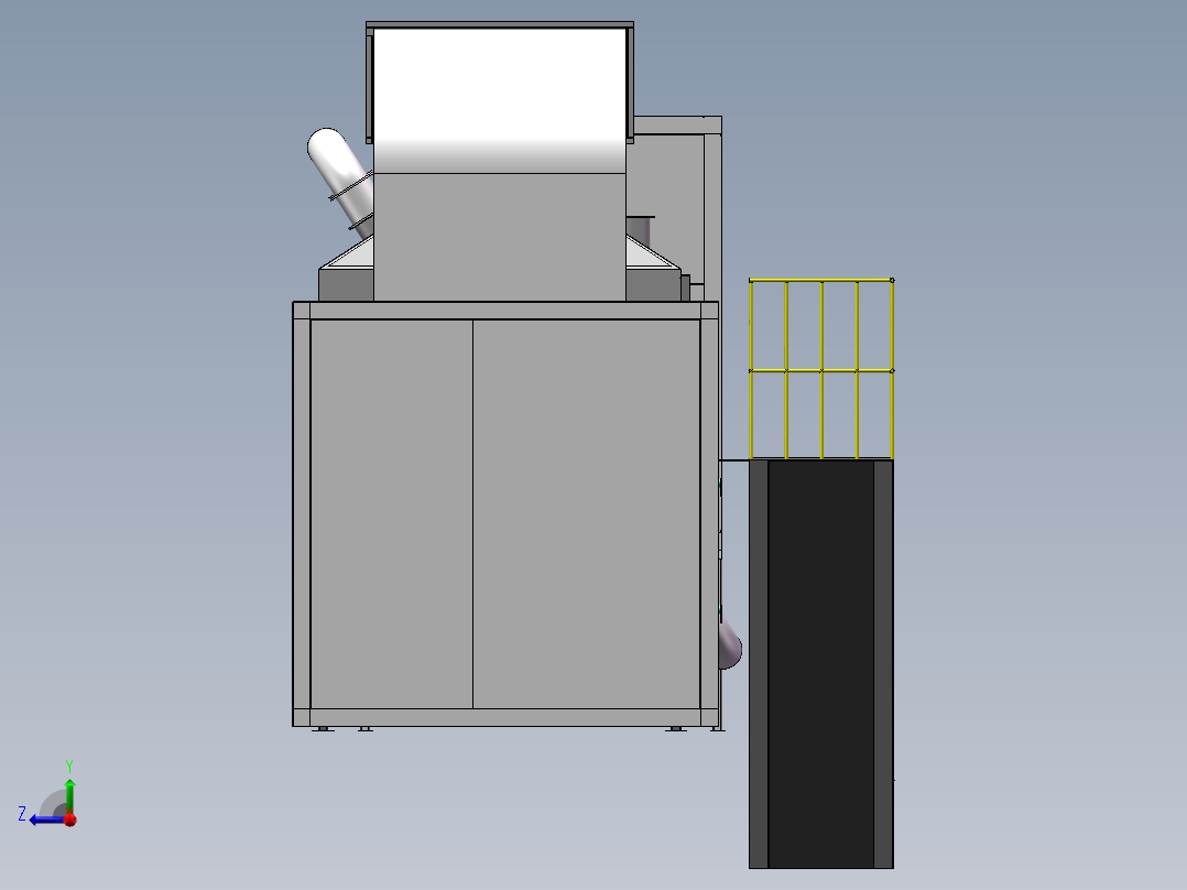 RCO活性炭吸附催化燃烧设备sw20可编辑右视图