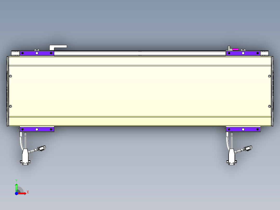 威洛博VL系列直线电机模组-2VL22H1-S500前视图