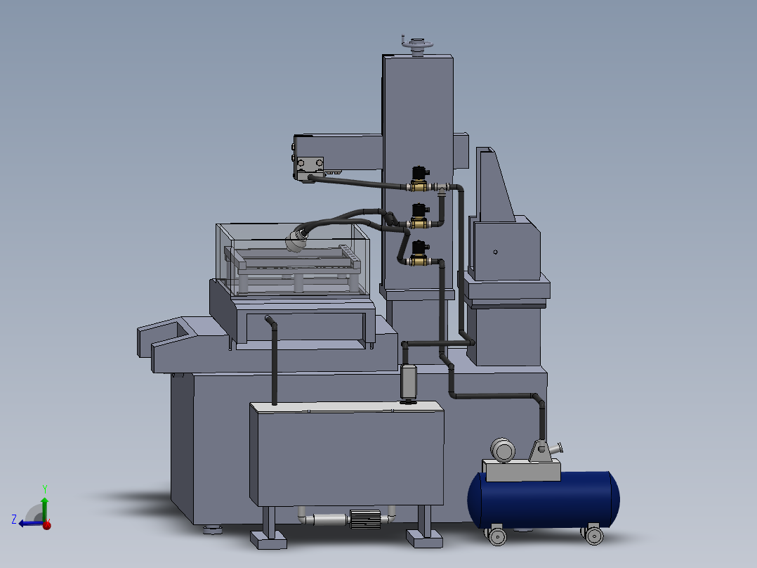 线切割<span style='color: red'>机床</span>sw源模型