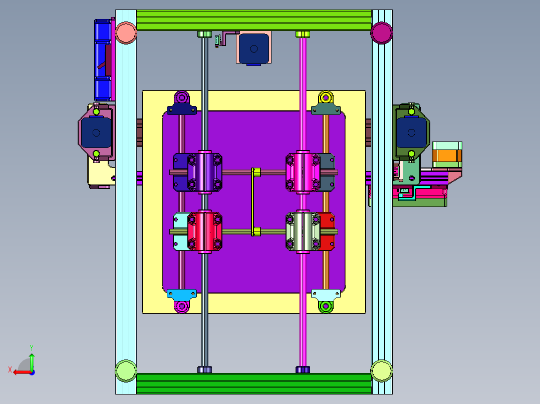 工业高性能工程材料3D打印机后视图