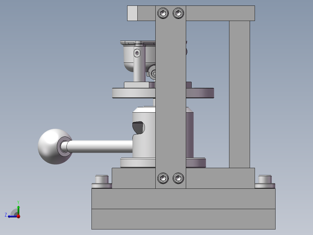 垂直钻莫右视图