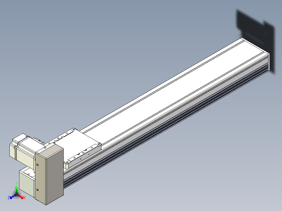 同步带全封闭直线模组TPA-HCB-105D-90-L550-RU-Y-P20-N3