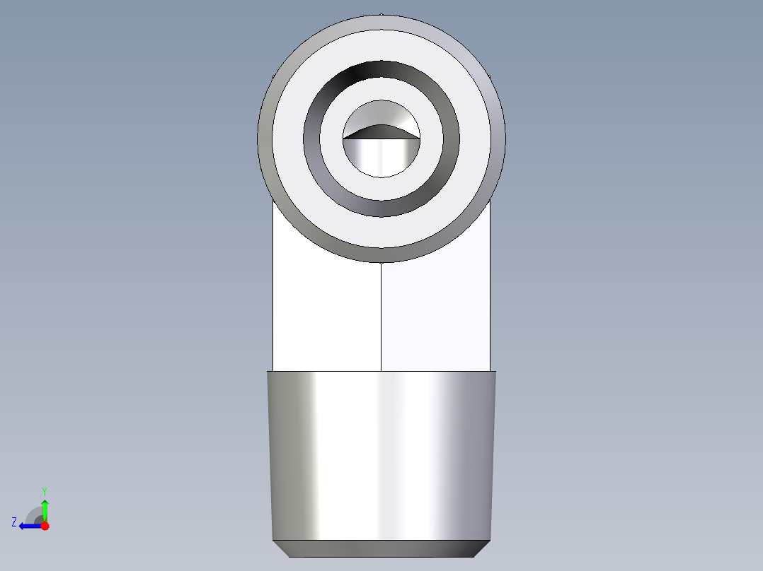 卡套式工业通用硬管接头EO_Male_stud_elbow_WE08SM71X右视图