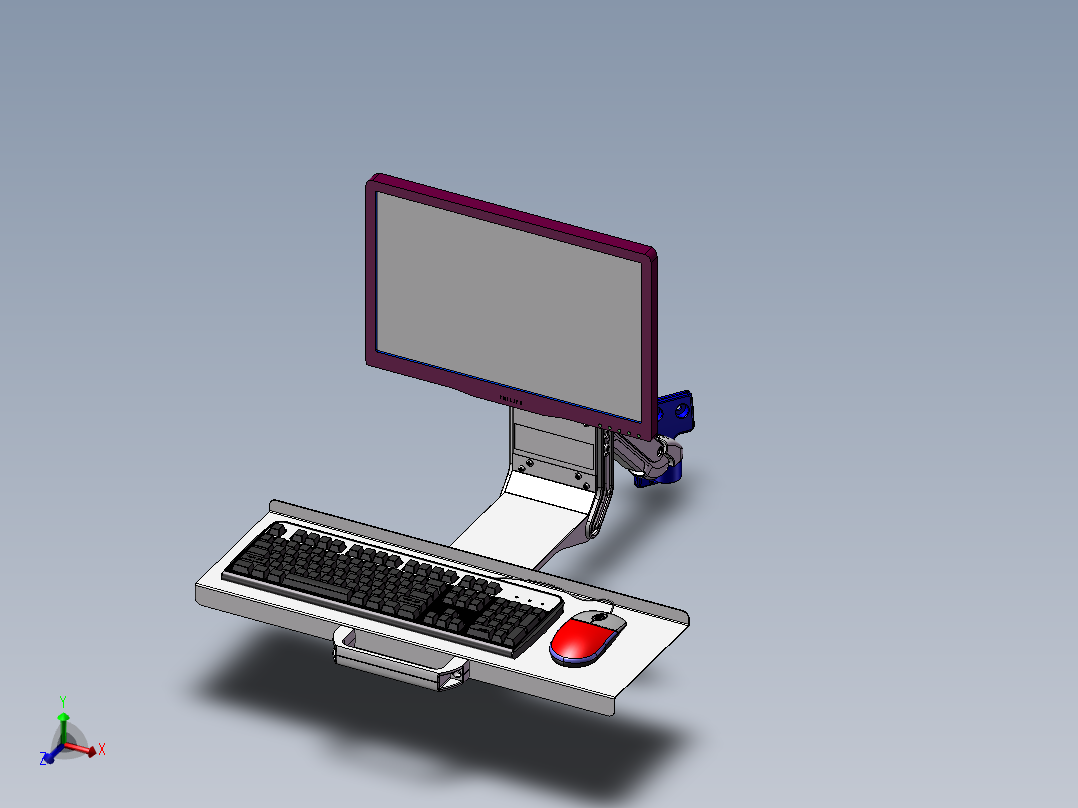 工业显示器支架