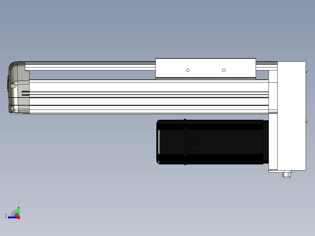 Toyo东佑达直线模组-ETH14-150-BM-400W+煞車右视图