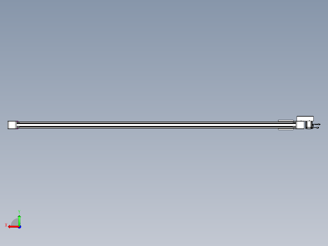 威洛博LB.GB同步带传动--欧规系列GB8-L96-S3100-BR-P75后视图