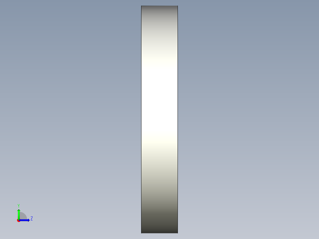 中心刻度環ECR-3D多系列多零件图纸模型左视图