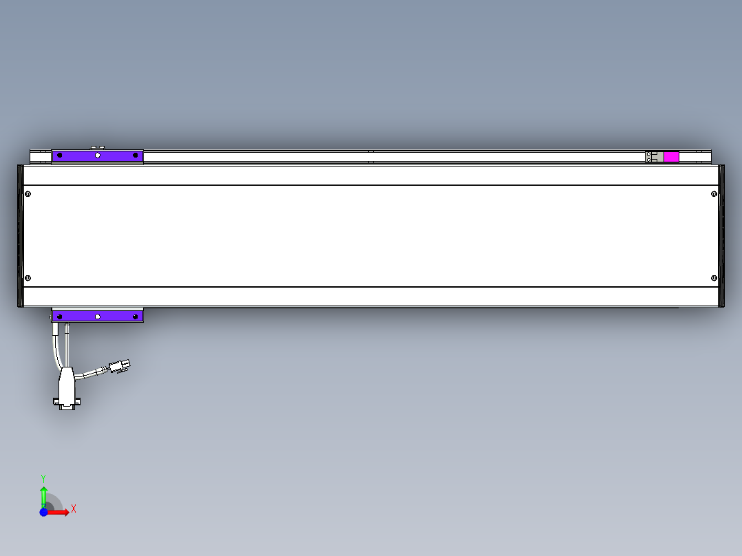 威洛博VL系列3d模型模组VL17E1Y-S650前视图