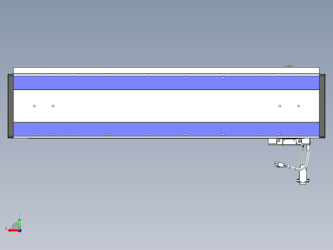 威洛博VL系列3d模型模组VL17E1Y-S650后视图