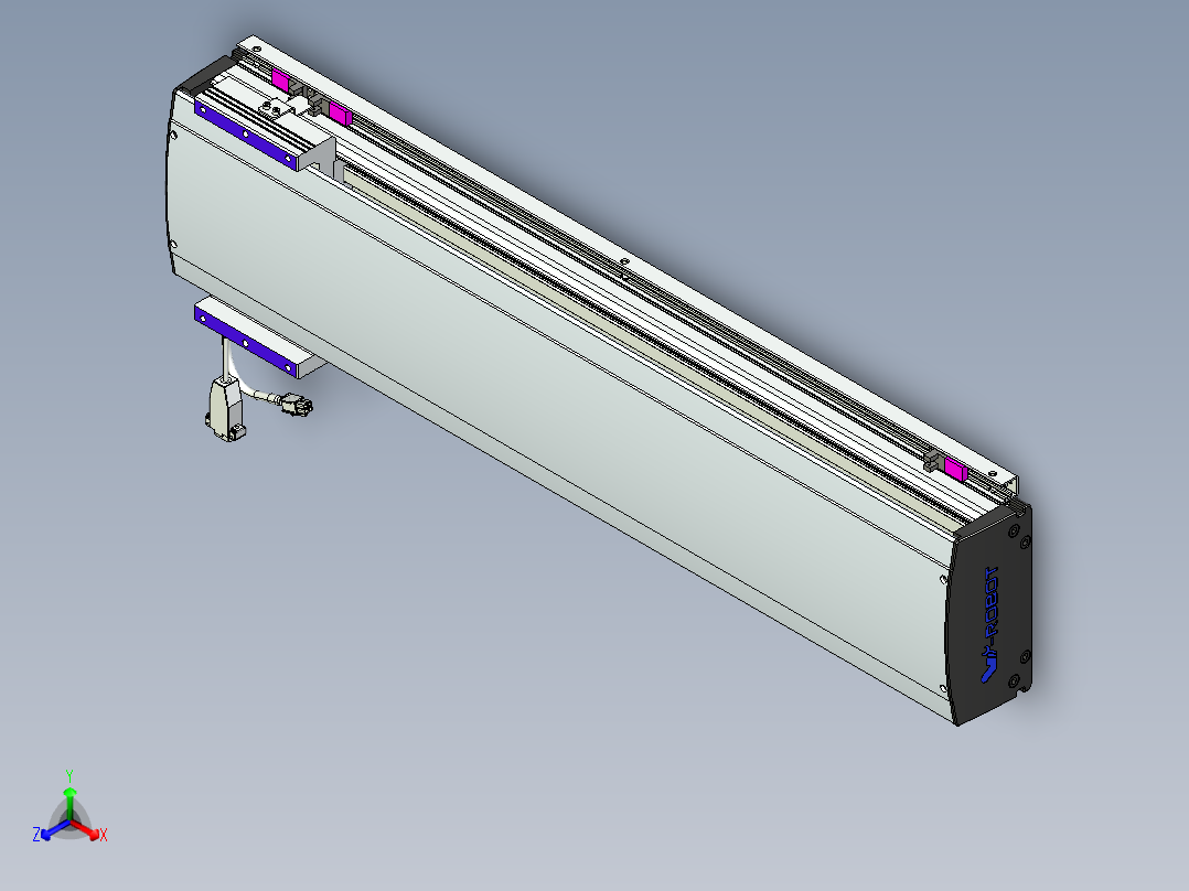威洛博VL系列3d模型模组VL17E1Y-S650正等轴测图