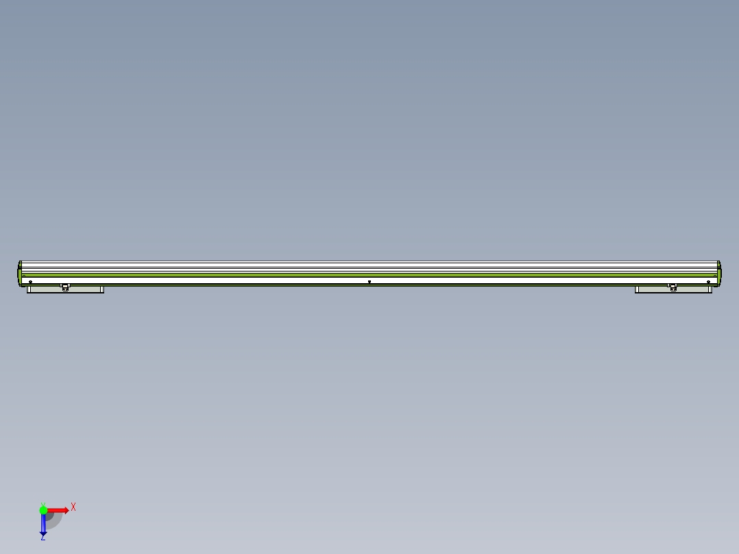 威洛博LC系列3d模型模组2LC14S2Y-S1400俯视图