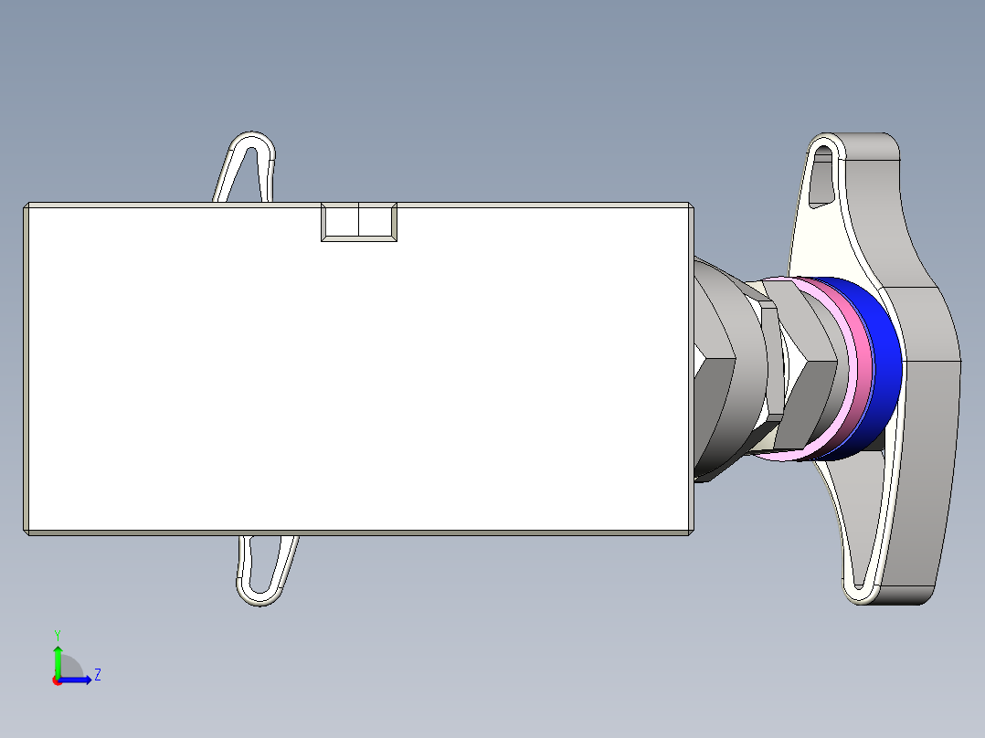 2阀门歧管(2)左视图
