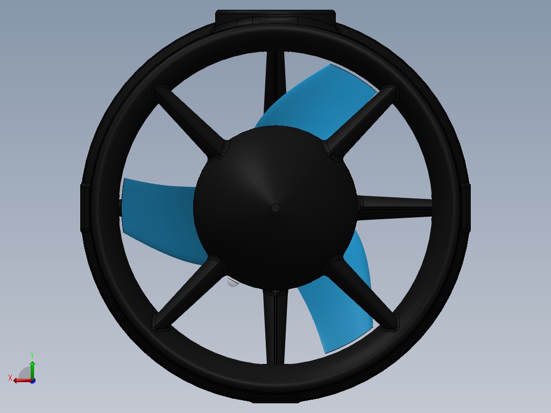 T200水下推进器后视图