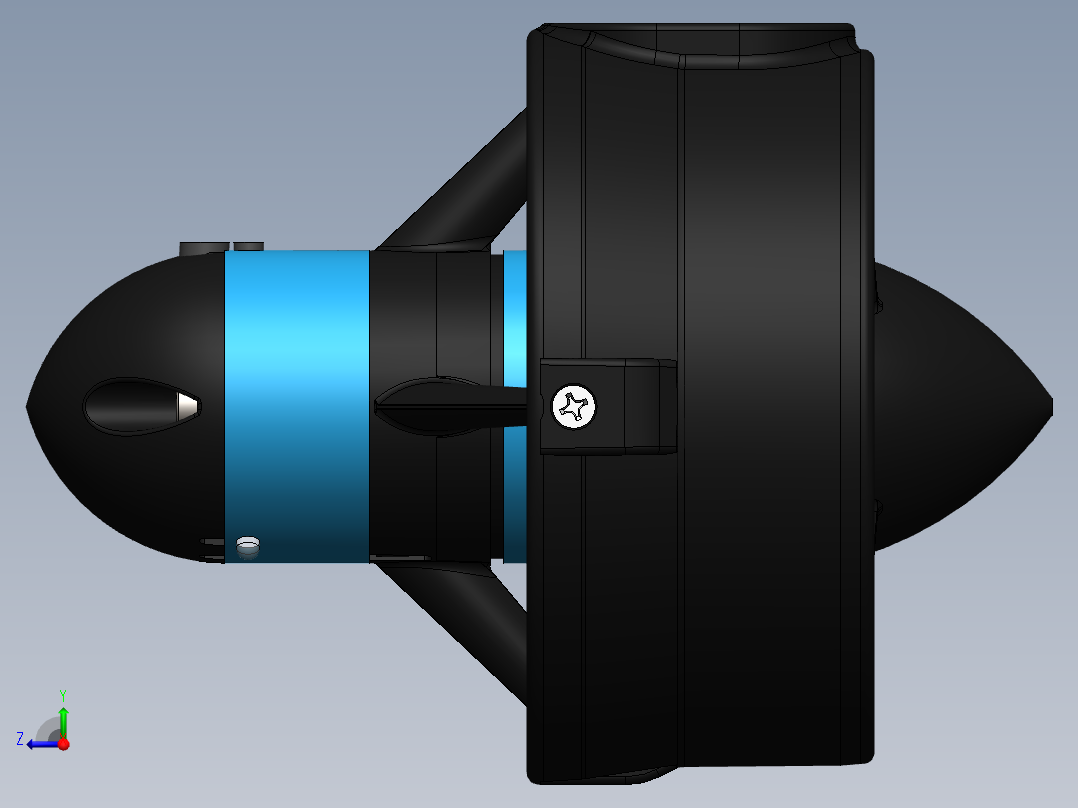 T200水下推进器右视图