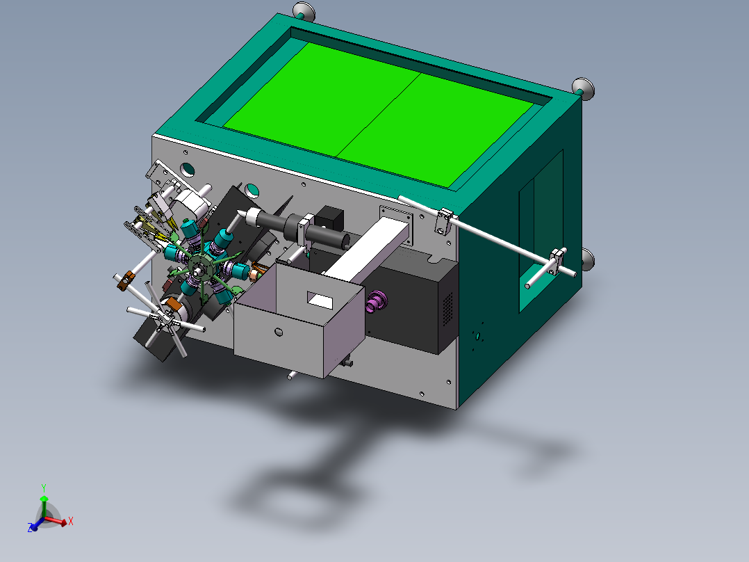 全自动音圈绕线机（带工程图） 机械设计<span style='color: red'>3D</span>模型