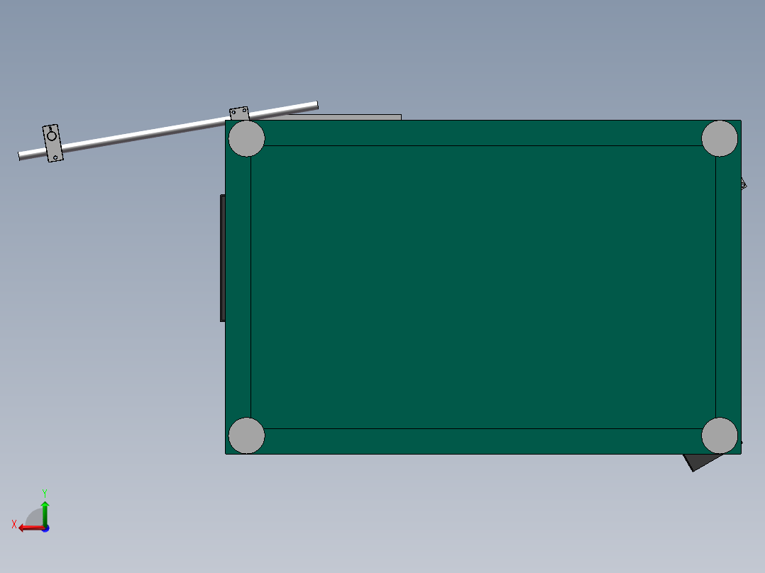 全自动音圈绕线机（带工程图） 机械设计3D模型后视图