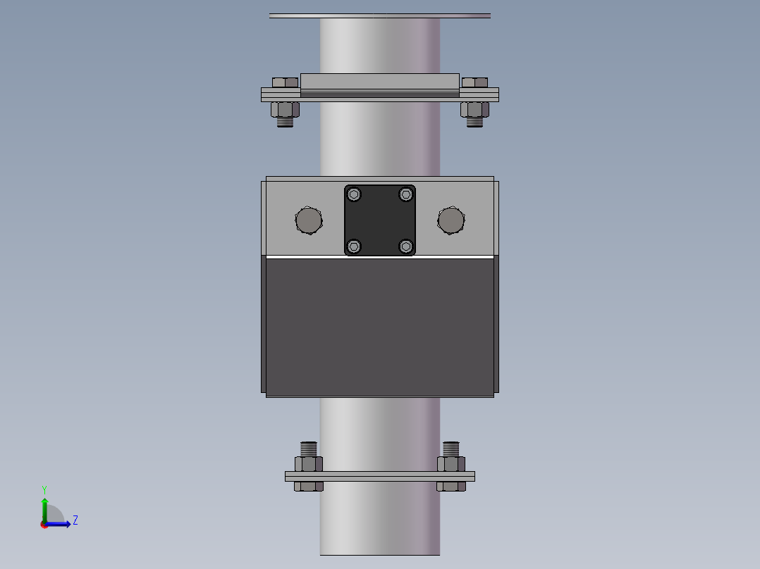 供丸闸门三维SW模型=1116436==30左视图