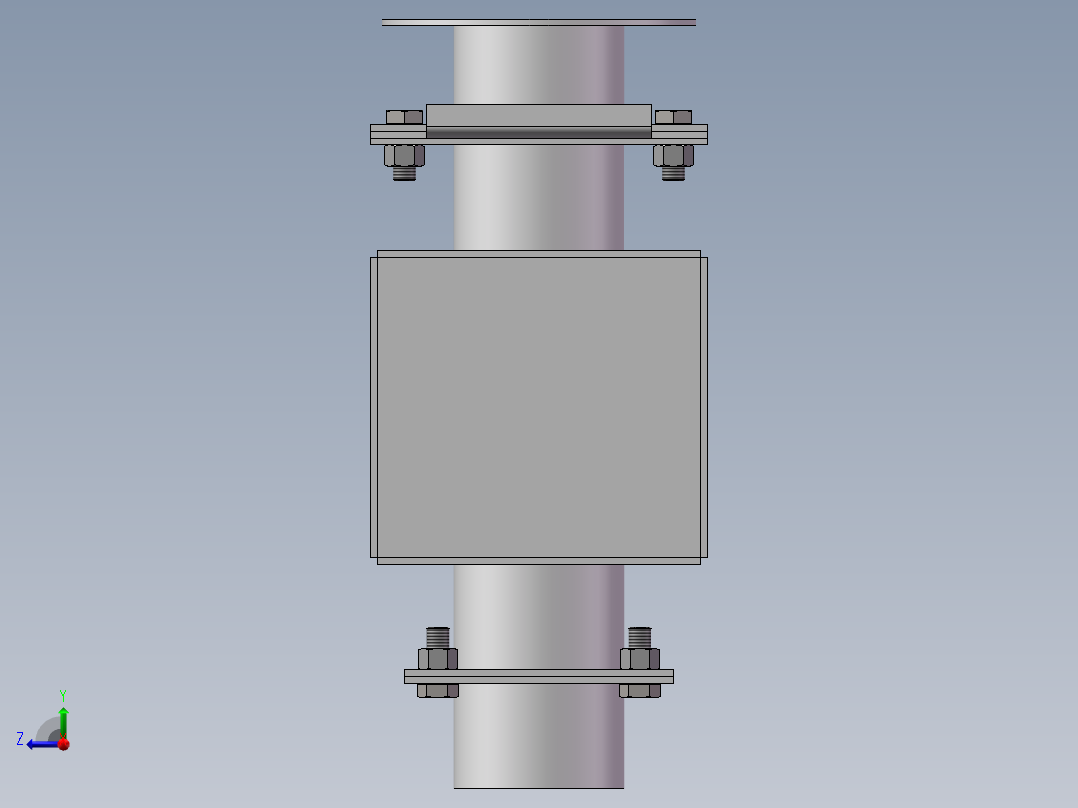 供丸闸门三维SW模型=1116436==30右视图
