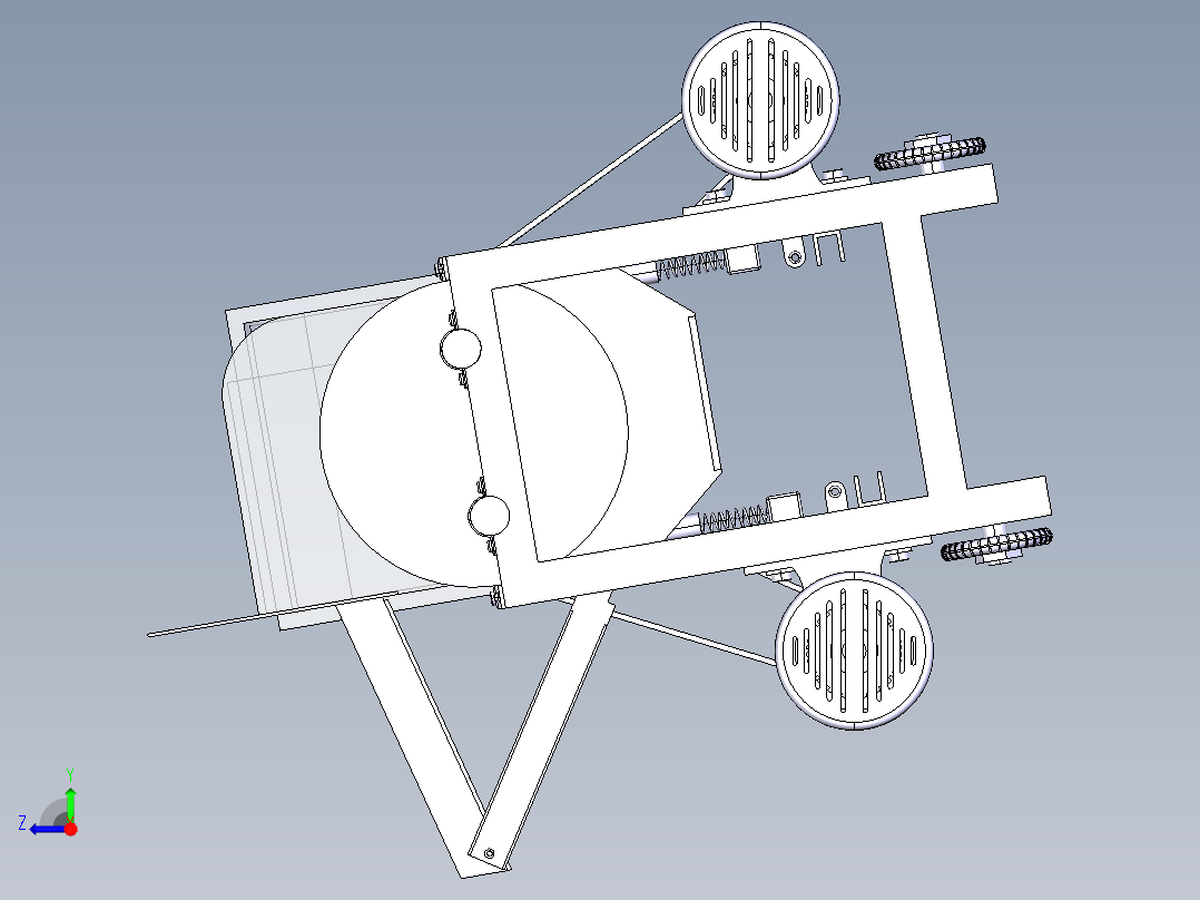玉米脱粒机新右视图