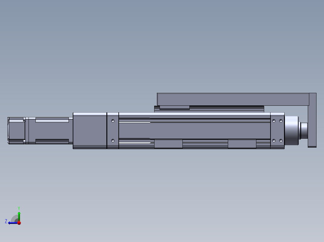 电动滑台模组SEH50L-BC右视图