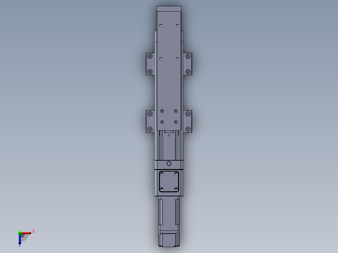 电动滑台模组SEH50L-BC俯视图
