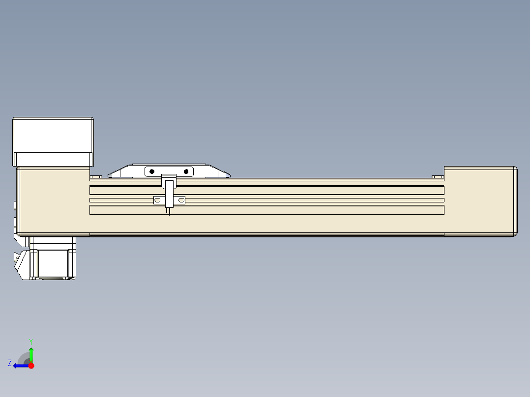 同步带全封闭直线模组TPA-HCB-65S-90-L150-ML-Y-P10-N3右视图