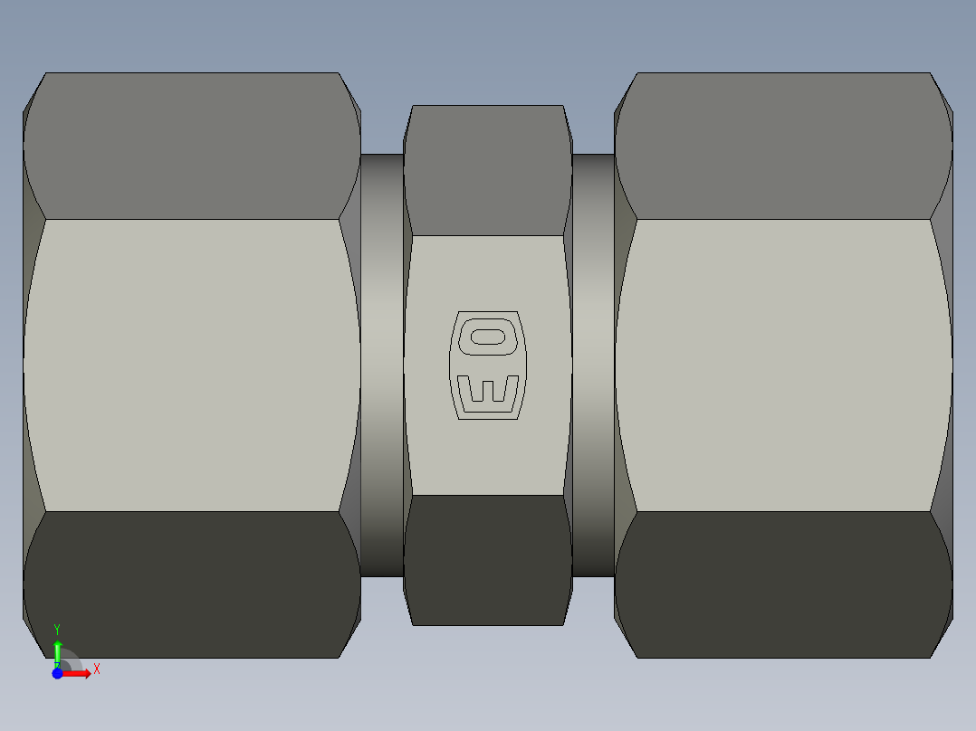 卡套式工业通用硬管接头EO Union G20SCF前视图