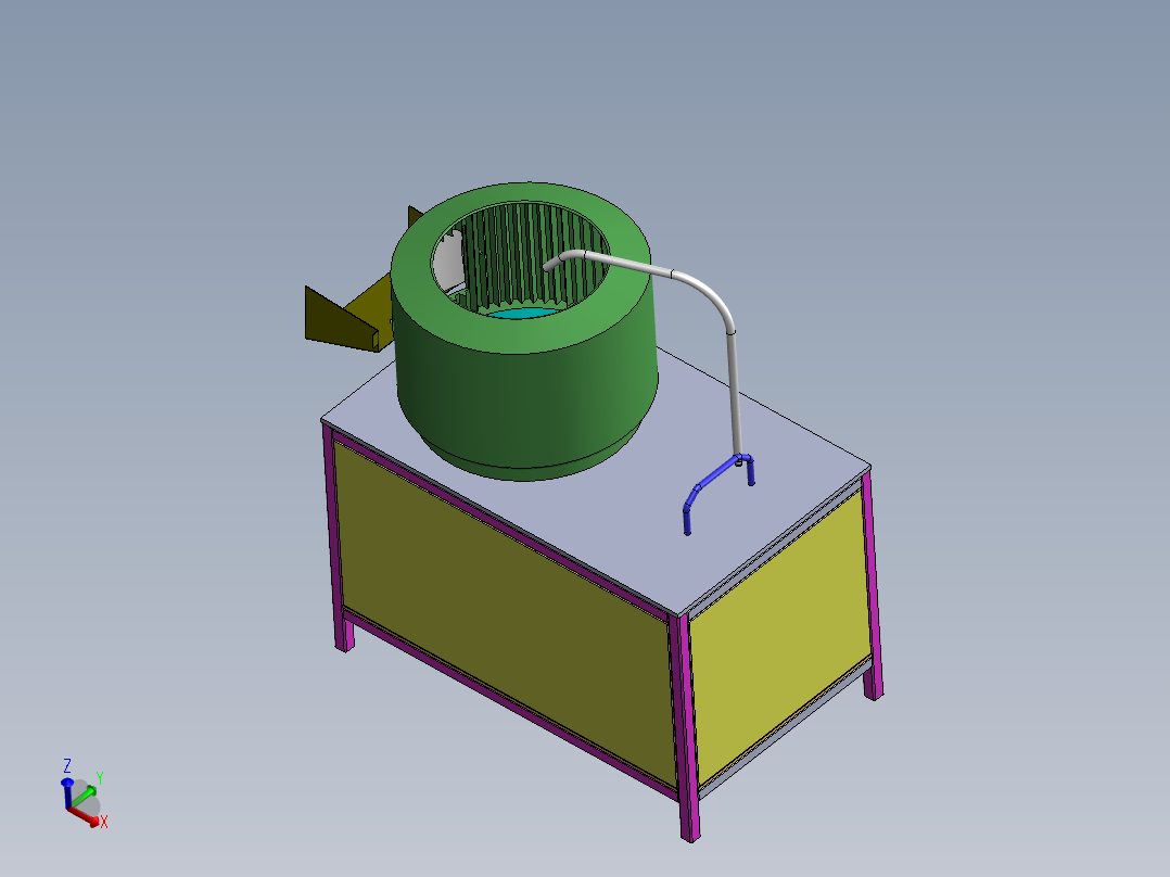 源文件 土豆扒皮机的设计【含三维SW】【全套11张CAD图纸】
