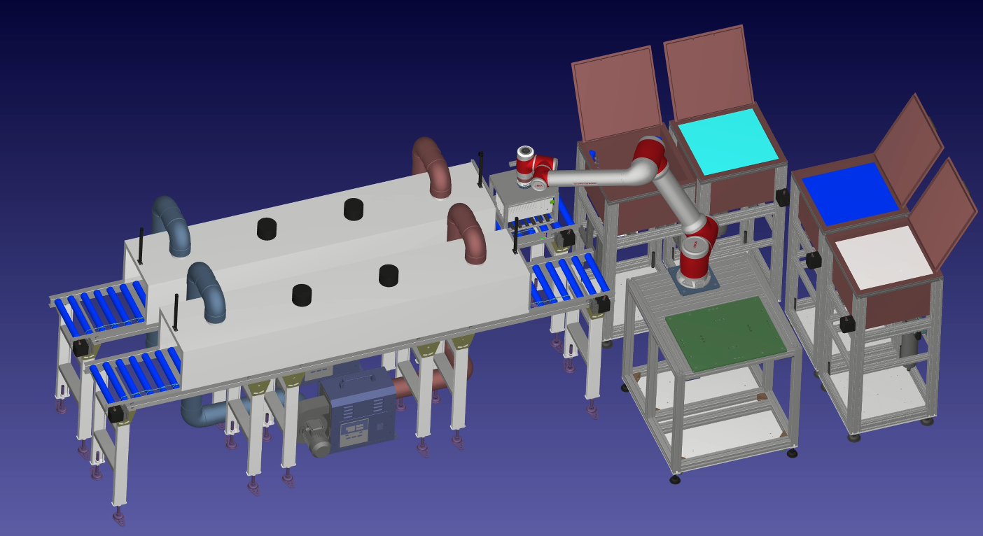 PCB自动清洗线step