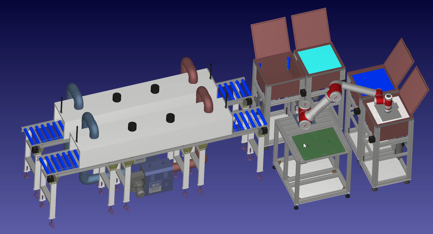 PCB自动清洗线step