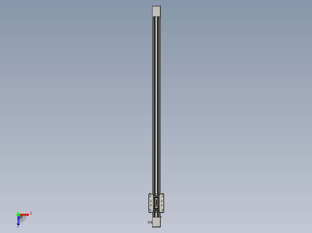 威洛博直线电机模组EB4-L80-S850-光轴俯视图