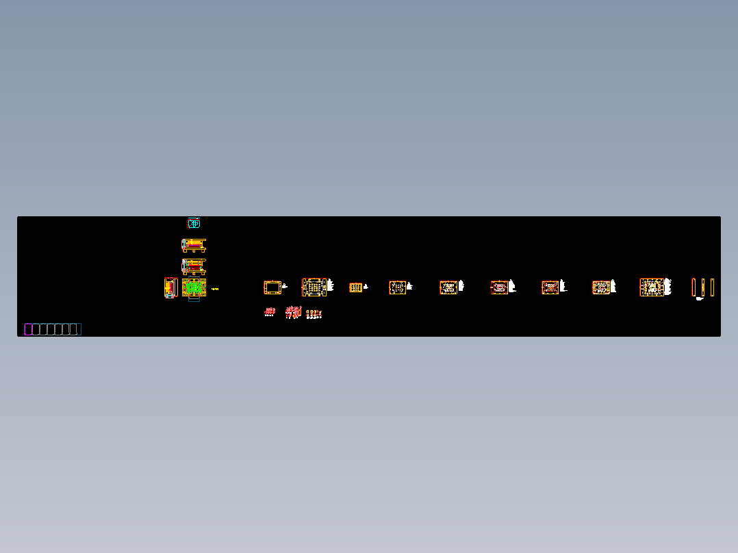 手机托架复合模具整套图纸