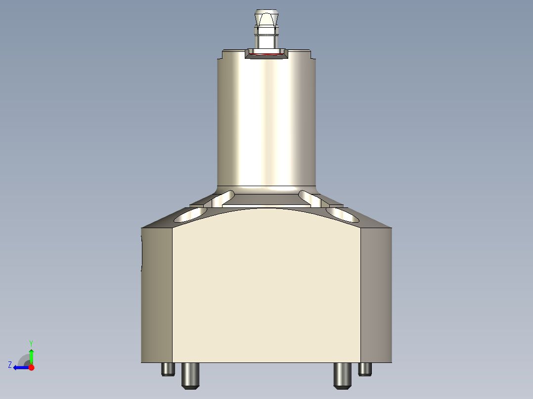 KOSMEKSFA1000-G0A-060-H70多系列多零件图纸模型多系列多零件图纸模型右视图