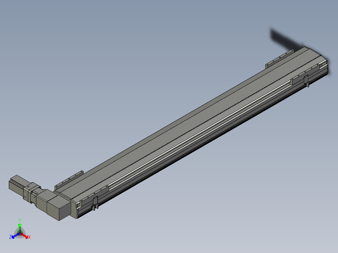 直线模组LHB21-L40-S1750-R(B)设计图纸