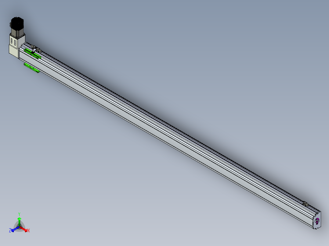 同步带滑台-半封闭B10-L90-S2100-R-P40-D3