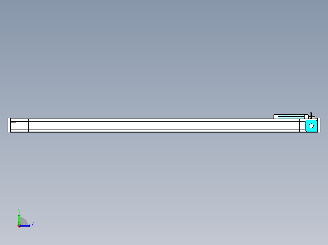 欧规系列-LB6A-L130-S1200-BL-ZP40-C3左视图