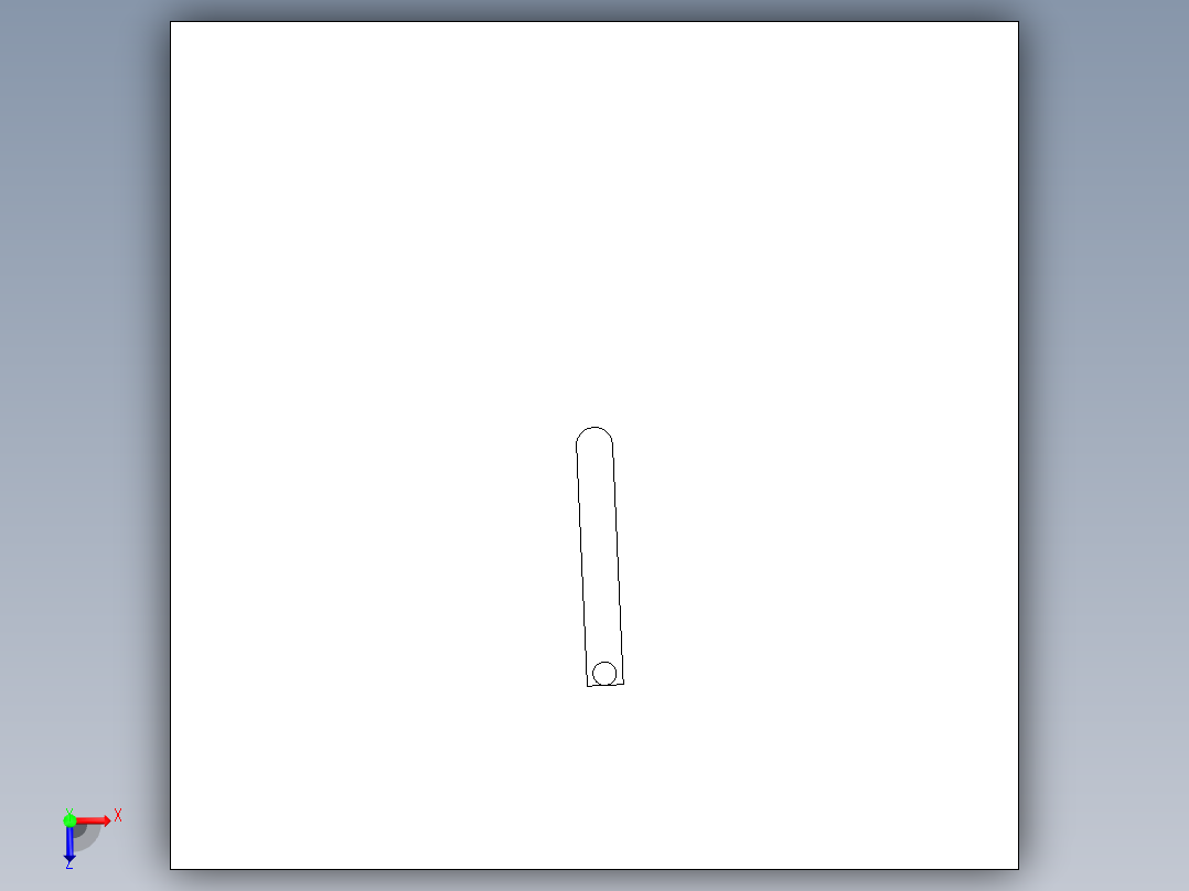 便携式衣物甩干机 图纸俯视图