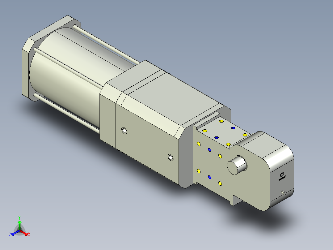 德克斯TUNKERS气缸数模KS_200_2_BD_A00_T12_135GRAD