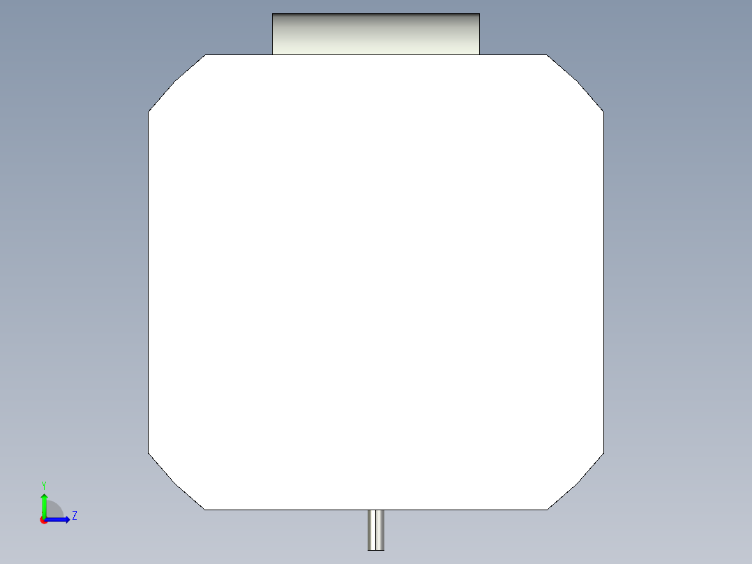 德克斯TUNKERS气缸数模KS_200_2_BD_A00_T12_135GRAD左视图
