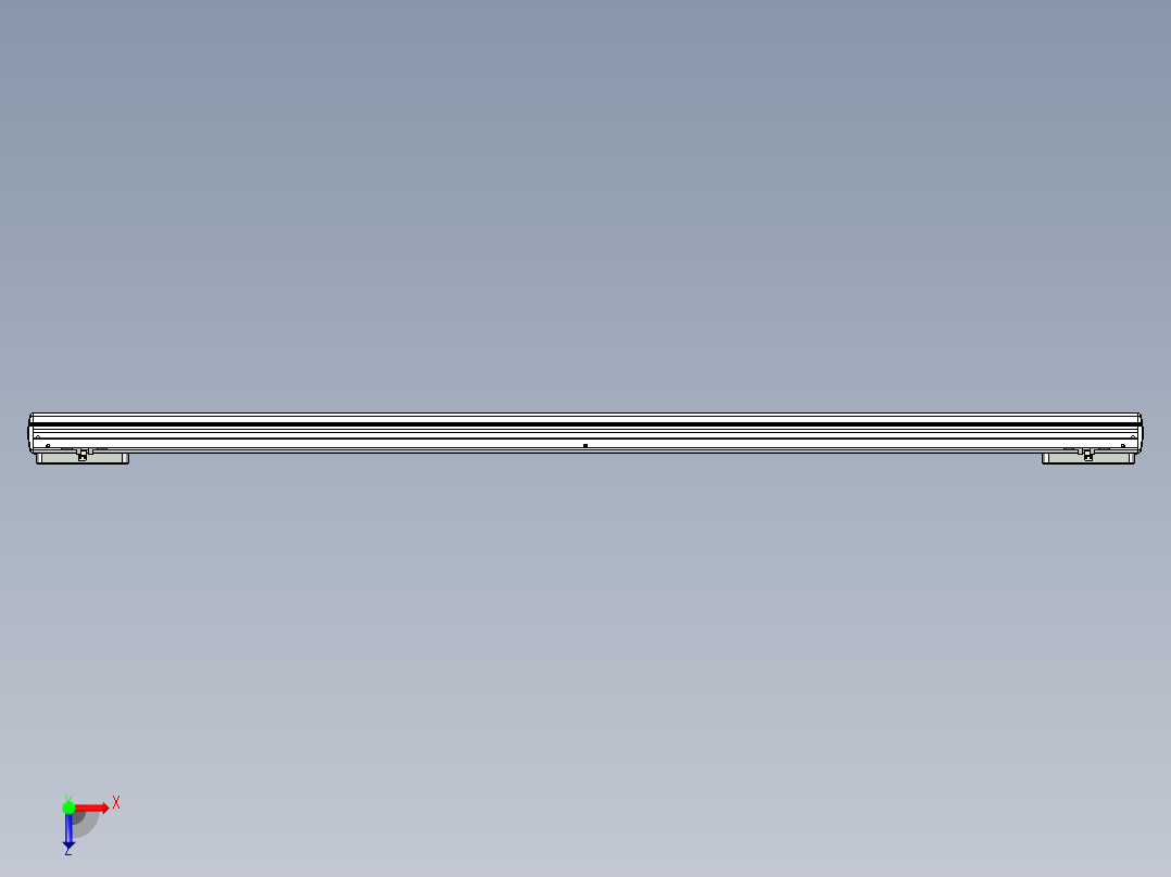 威洛博LC系列3d模型模组2LC14S1Y-S1550俯视图
