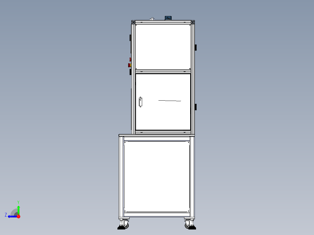 双载具立式阀体打螺丝机sw18可编辑右视图