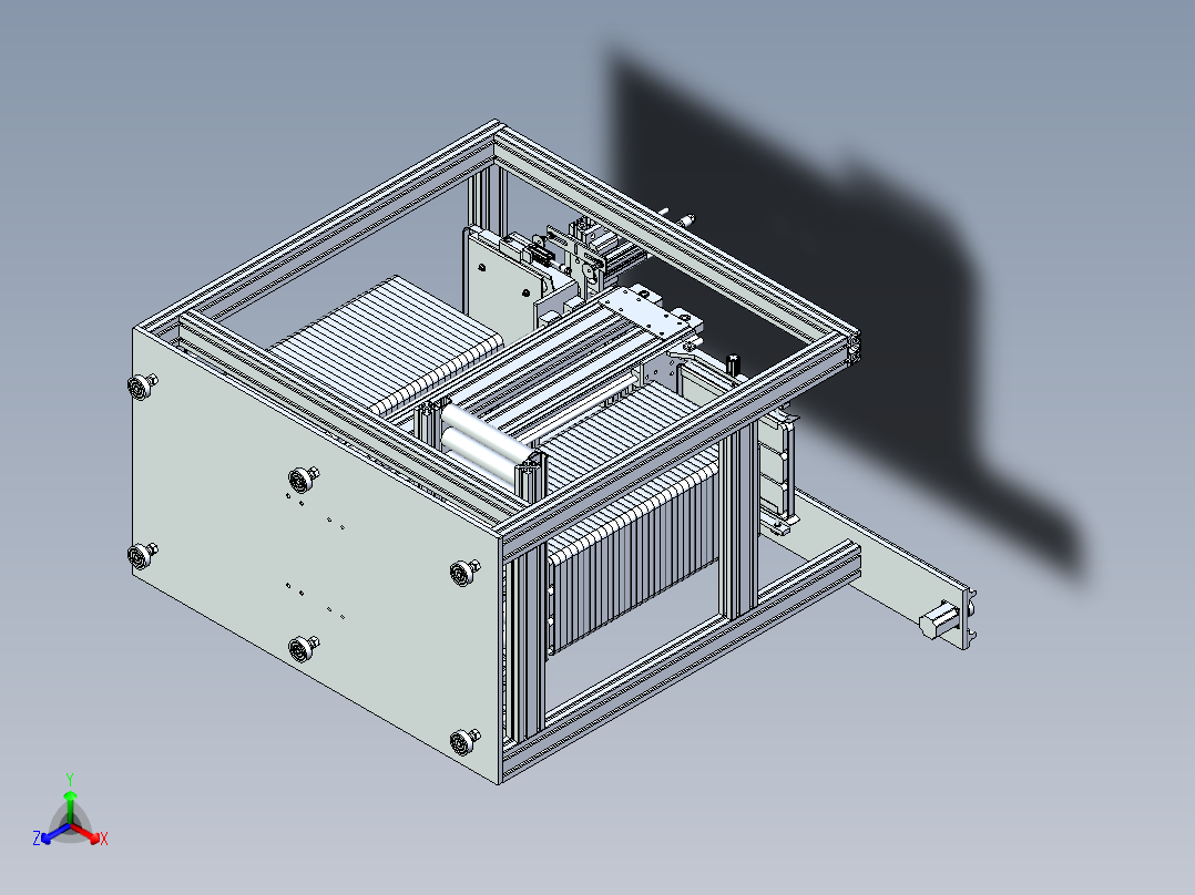 tray盘自动上下料设备 675129正等轴测图