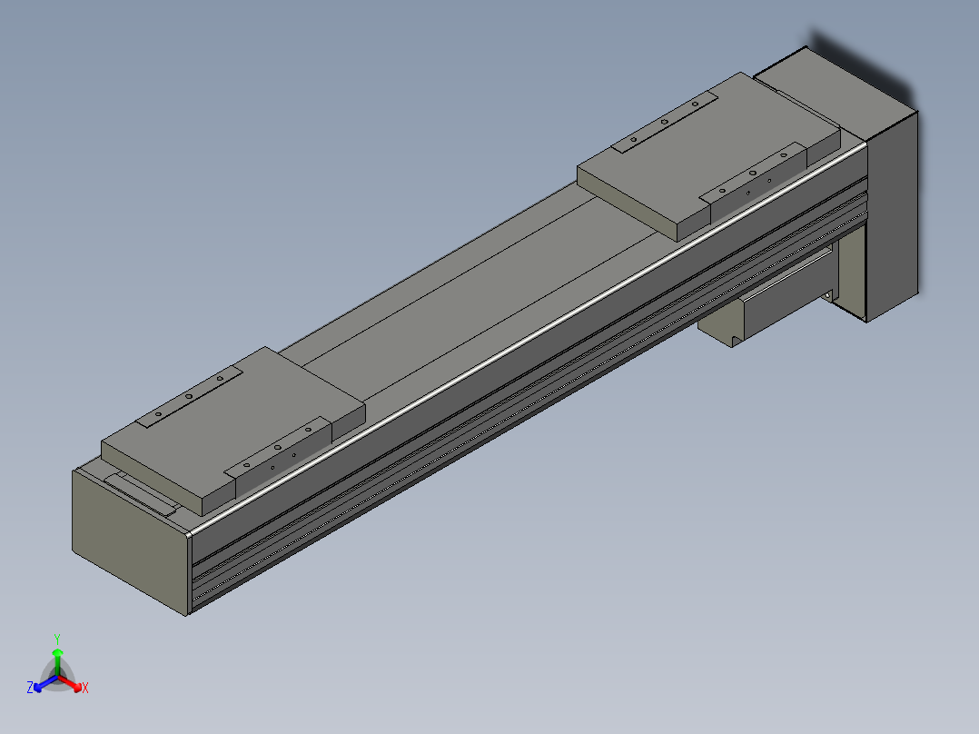 直线模组WG-LHC12-S450-D设计图纸