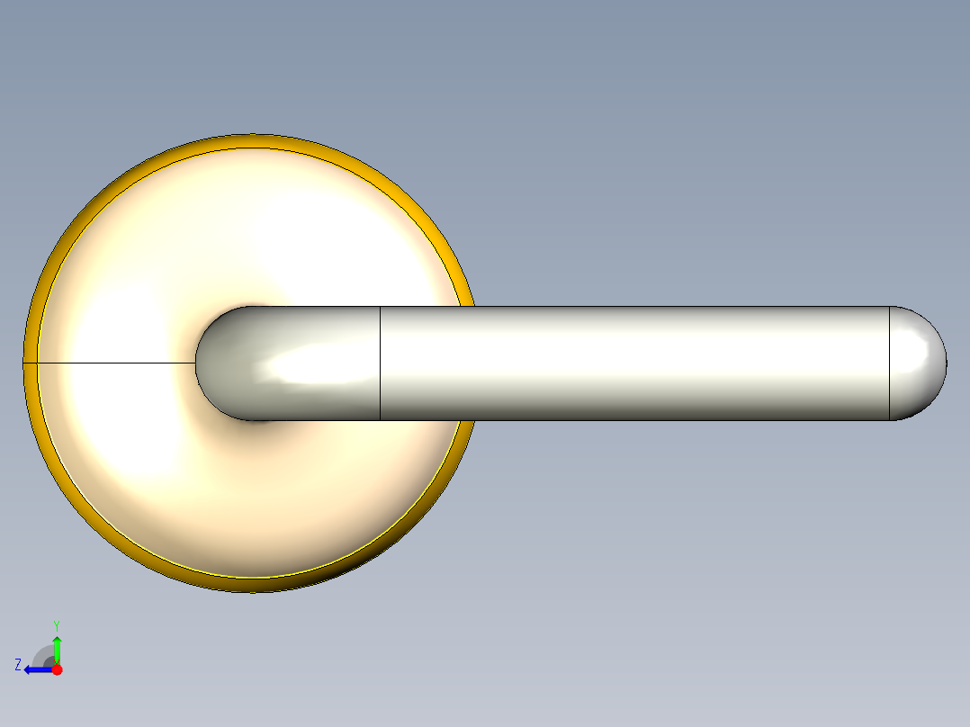 通孔电阻器MF4 0.25W E24系列右视图