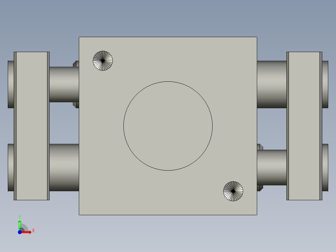 普通气爪PH06-10前视图